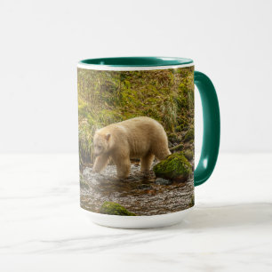 Mug White Spirit Bear Chasse pour poisson sur Riordan 