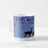 Mug White Tail Deer Doe et Fawn (Devant gauche)