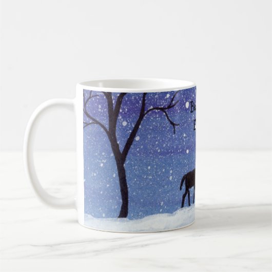 Mug White Tail Deer Doe et Fawn (Gauche)