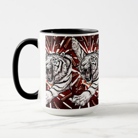 Mug White Tiger Ascension (Gauche)