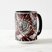Mug White Tiger Ascension (Devant droit)