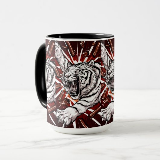 Mug White Tiger Ascension (Devant gauche)