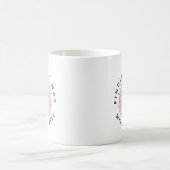 Mug White Trouve Mon Chemin Avec Café (Centre)