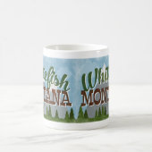 Mug Whitefish Montana Fun Retro Snowy Mounts (Centre)