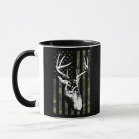 Whitetail Buck Deer Hunting USA Camouflage