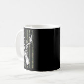 Mug Whitetail Buck Deer Hunting Usa Camouflage America (Devant gauche)