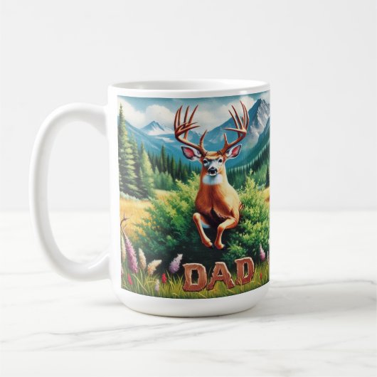 Mug Whitetail Buck Papa (Gauche)