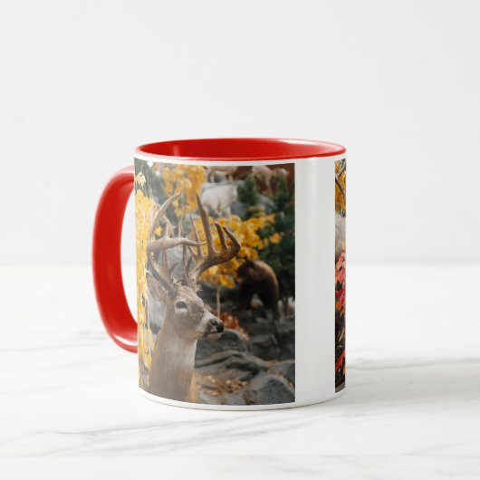 Mug Whitetail En Automne (Devant gauche)