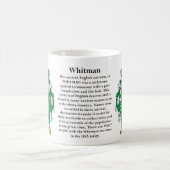 Mug Whitman, l'origine, la signification et la crête (Centre)