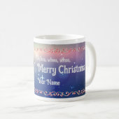 Mug Whoa, whoa, Joyeux Pony de Noël (Devant droit)