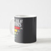 Mug Why I Lose At Tennis Funny Tennis Player Quote (Devant gauche)