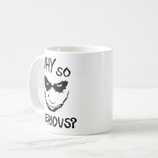 Mug Why So Serious? Creepy Smile (Devant gauche)