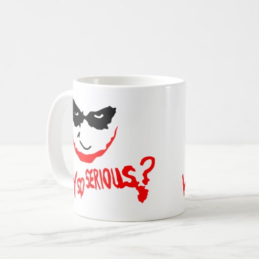 Mug Why So Serious? Man (Devant gauche)