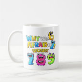 Mug Why Was 6 Afraid of 7 Funny Math Design (Gauche)