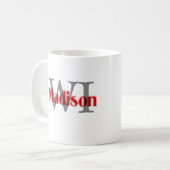 Mug WI de Madison rouges (Devant gauche)