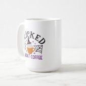 Mug Wicked Without Coffee Drôle Halloween (Devant gauche)