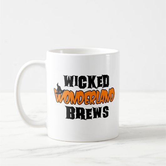Mug Wicked Wonderland brasse drôle Halloween (Gauche)