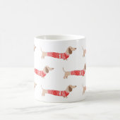 Mug Wiener Chien rouge Noël Sweat Motif vacances (Centre)