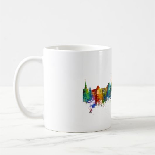 Mug Wiesbaden Allemagne Skyline (Gauche)