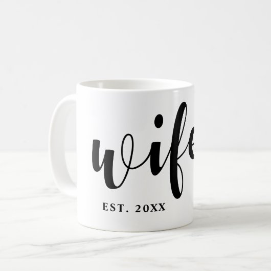 Mug Wifey Calligraphie (Devant gauche)