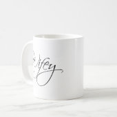 Mug Wifey Calligraphie (Devant gauche)
