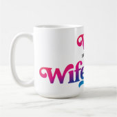 Mug Wifey Couple Mariage Anniversaire personnalisé col (Gauche)