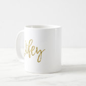 Mug Wifey Gold Foil Coupe du café d'anniversaire (Devant gauche)