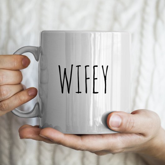 Mug "Wifey" inspiré par RAE DUNN