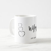 Mug "Wifey". Minimaliste (Devant gauche)