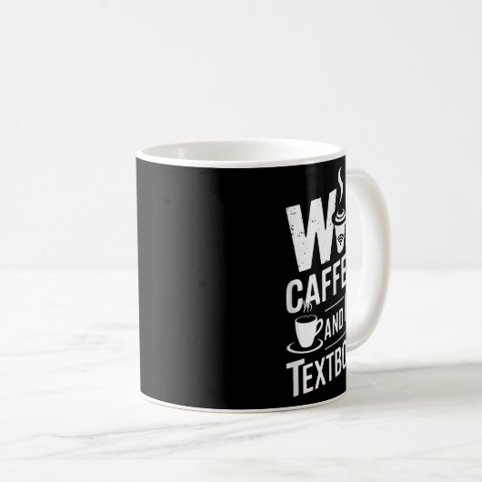 Mug Wifi Caffeine And Textbooks  (Devant droit)
