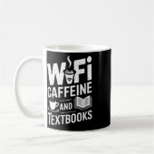 Mug Wifi Caffeine And Textbooks  (Gauche)