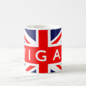 Mug Wigan : Drapeau britannique (Centre)