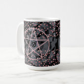 Mug WiizyWitch Magic Witch Cosmic Chat Pentacle Magick (Devant gauche)