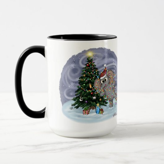 Mug Wilbur en métal en lumière (Gauche)