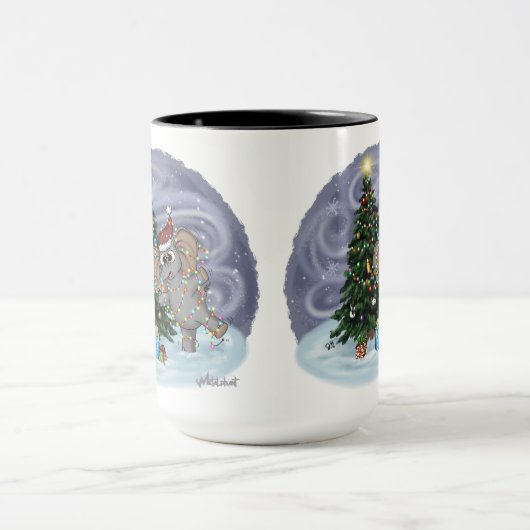 Mug Wilbur en métal en lumière (Centre)