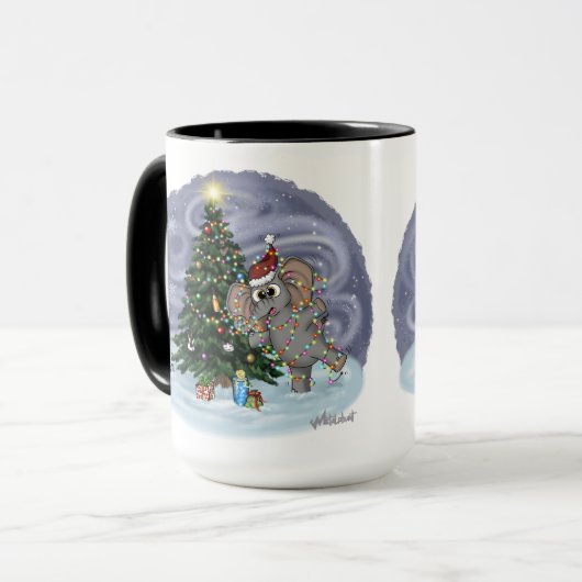 Mug Wilbur en métal en lumière (Devant gauche)