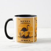 Mug Wild Adventure : Kenya Africa Travel Poster (Gauche)