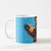 Mug Wild Bear Summer Vintage Pool  (Gauche)