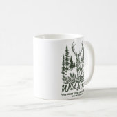 Mug Wild & Free Deer Nature Lover  (Devant droit)