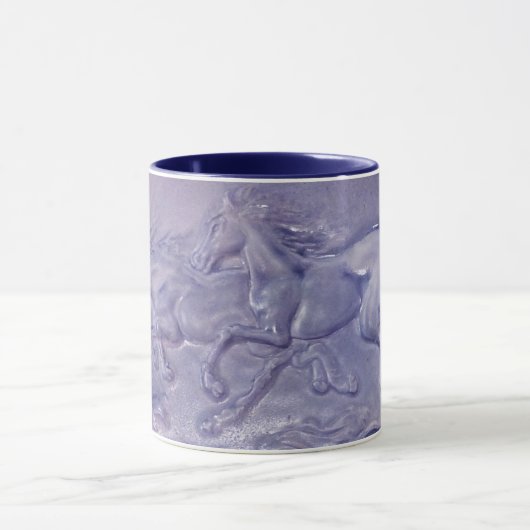Mug - Wild Horses in Blue (Centre)