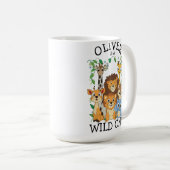 Mug Wild One Jungle Safari bébé 1er anniversaire migno (Devant droit)