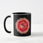 Mug Wild Wolf Whirling black combasse (Gauche)