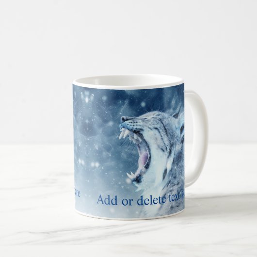 Mug Wildcat dans la neige (Devant droit)