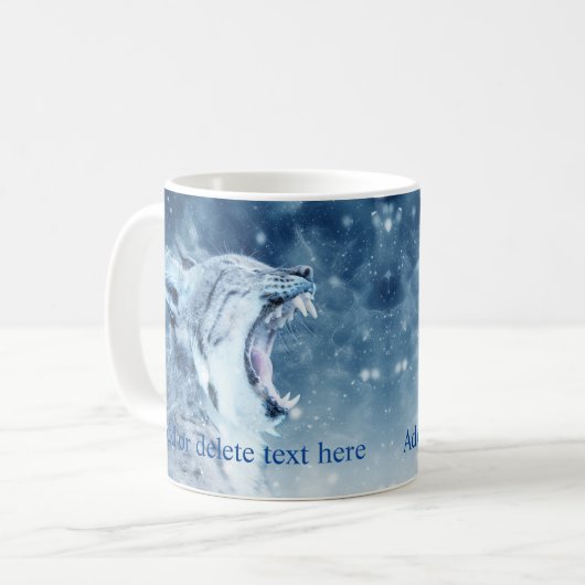 Mug Wildcat dans la neige (Devant gauche)