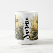 Mug Wildflower Cross Easter Design (Centre)