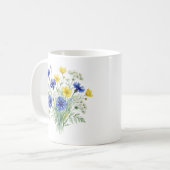 Mug Wildflower Garden Watercolor Art (Devant gauche)