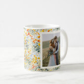 Mug Wildflower Meadow Couple Yellow Custom Photos (Devant droit)