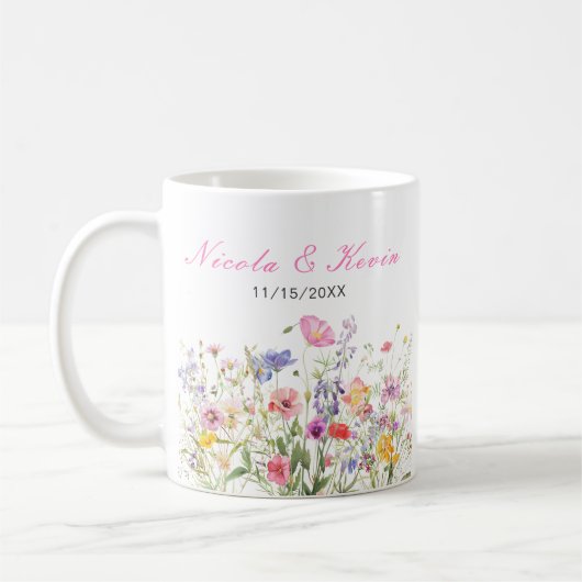 Mug Wildflower Spring Floral (Gauche)
