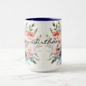 Mug Wildflowers Beautiful Popular Luxury Collection (Centre)