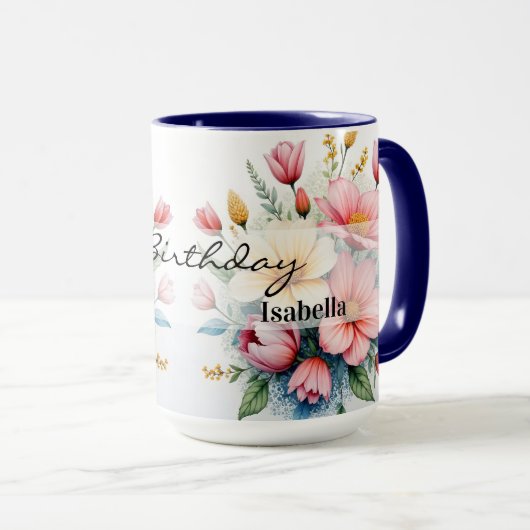 Mug Wildflowers Beautiful Trendy Luxury Collection (Devant droit)